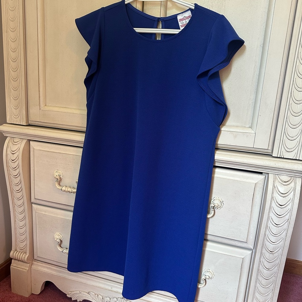 Elegant Blue Women's Dress